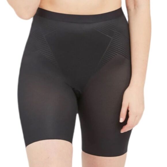 NEW SPANX Thinstincts 2.0 mid rise black shaper short. - Picture 4 of 5